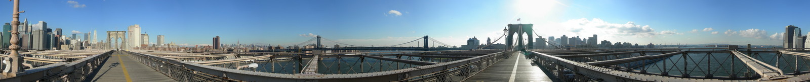 360 on Brooklyn Bridge